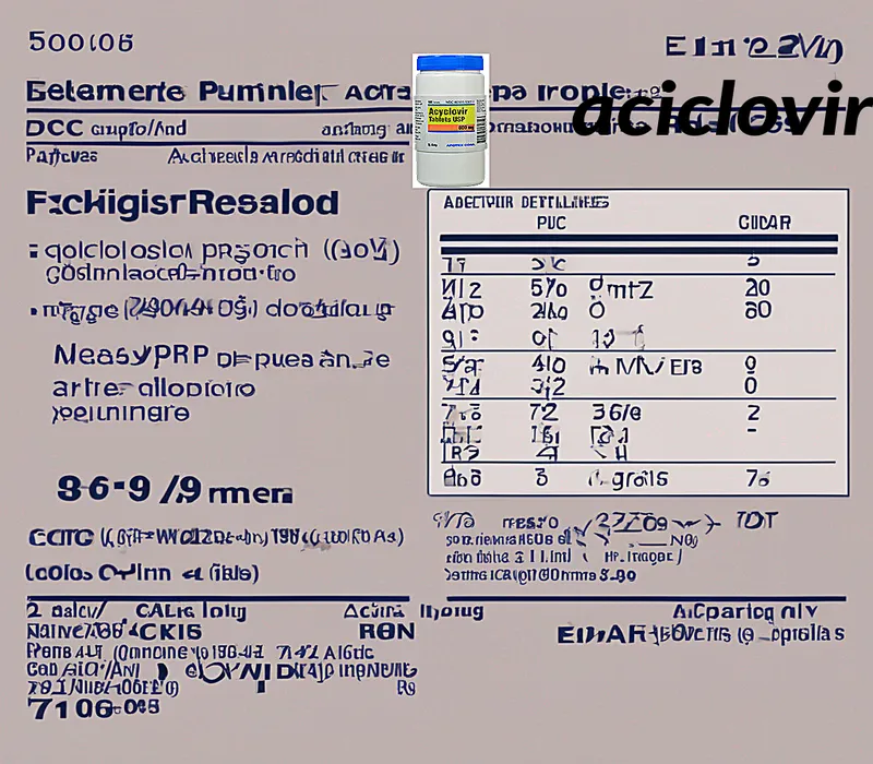 Aciclovir precio en farmacia